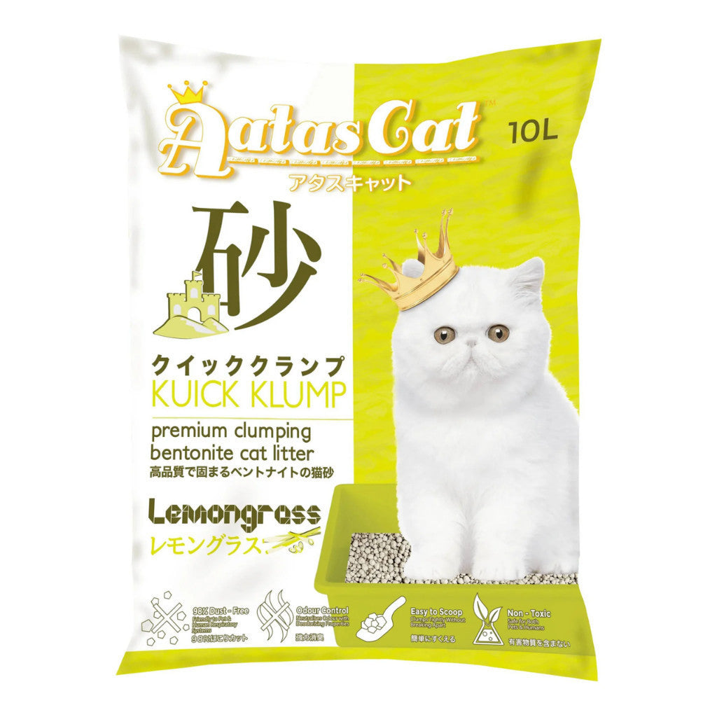 Premium Aatas Cat Litter - 6L Kofu Klump, 7L Krisp Klump Paper & 10L Kuick Klump Bentonite | Odor Control, Super Absorbent & Hygienic | Ideal for Multi-Cat Homes & Small Apartments