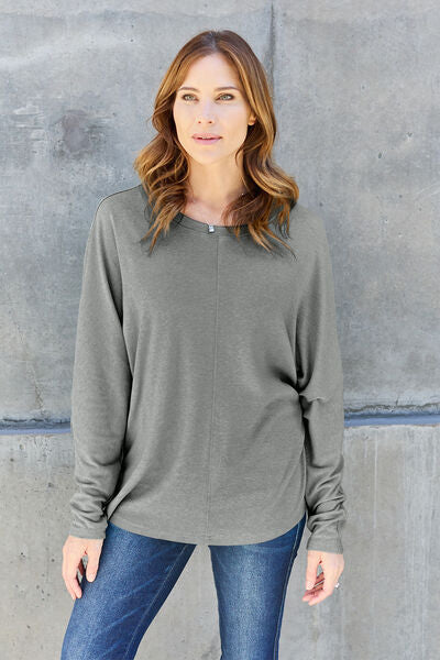 Stylish Round Neck Long Sleeve T-Shirt for Men & Women | Comfortable Cotton Casual Tee | Perfect for Everyday Wear, Layering & Outdoor Activities