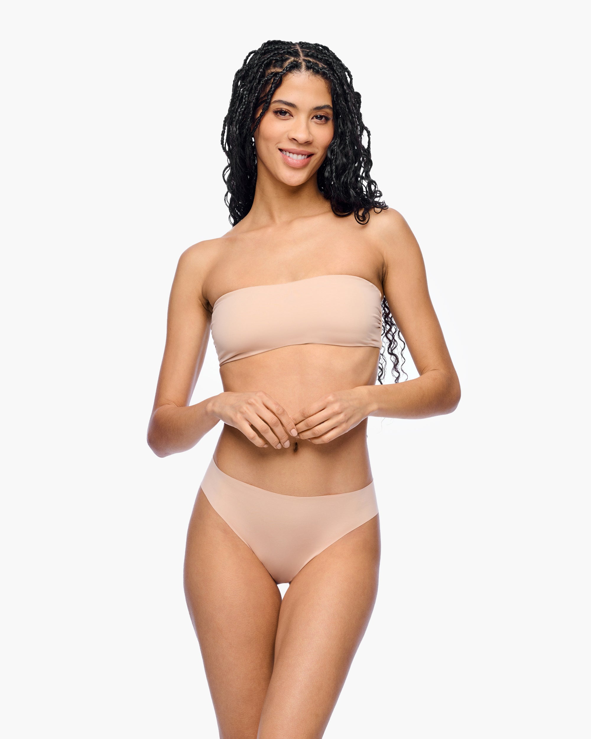 Free Cut Micro Bandeau Bra Set - Seamless Comfort for Yoga, Workout & Everyday Wear - Wireless Support for Active Lifestyles