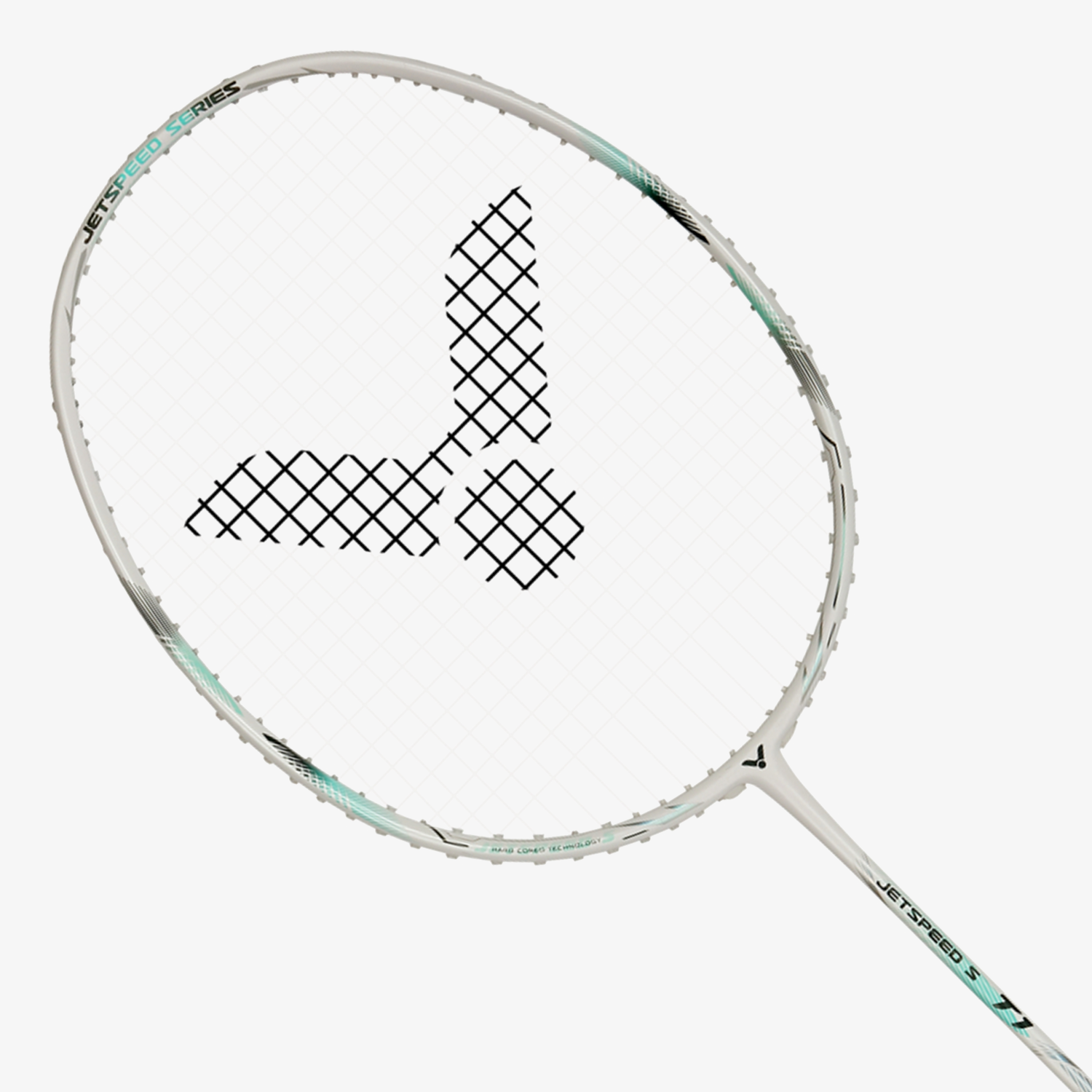 Victor Jetspeed T1 R (JS T1 R) Pre-Strung Badminton Racket - Lightweight Carbon Fiber Shuttlecock Racquet for Professional & Recreational Players - Perfect for Tournaments, Training & Casual Play