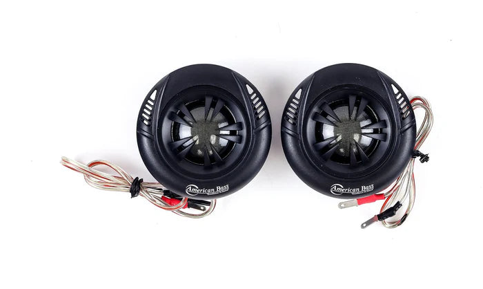 American Bass SQ T2 Tweeters with Crossovers - 60 Watts RMS - High-Performance Car Audio Tweeters for Crystal Clear Sound | Perfect for Car Stereo Upgrades & Sound Systems