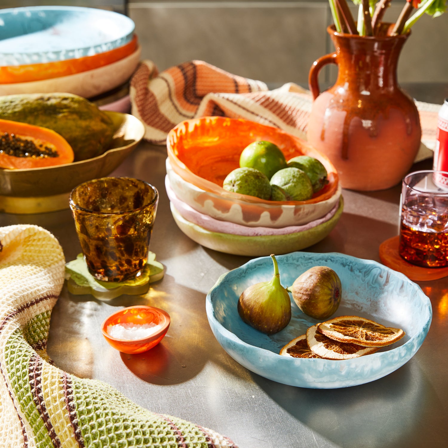 Premium Toni Bowl - Durable Ceramic Serving Bowl for Smoke Flavor Infusion - Perfect for BBQ, Entertaining & Home Dining