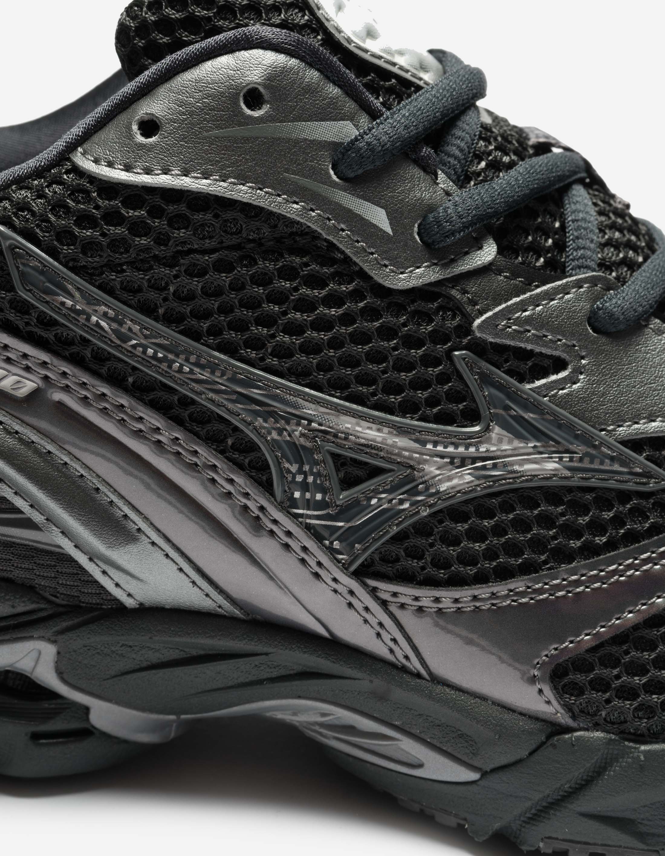 Mizuno Wave Rider 10 Running Shoes for Men & Women - Black Sand/Black Sand/Metallic Gray - Lightweight Cushioned Sneakers for Jogging, Gym Workouts & Daily Walking