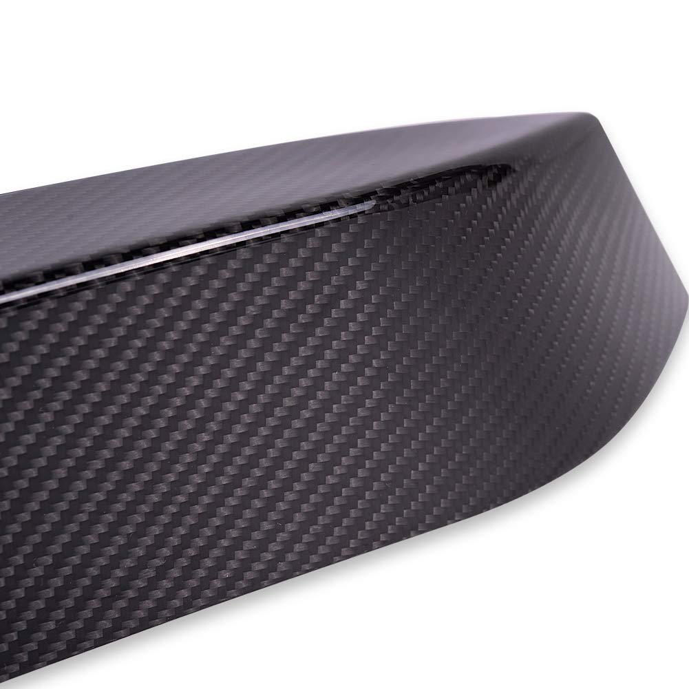 Runmade Black Real Carbon Fiber Front Bumper Air Vent Eyelid Cover for BMW F80 M3 F82/F83 M4 (2015-2020) | High-Performance Splitter | M-Power Style Upgrade | Track & Street Use