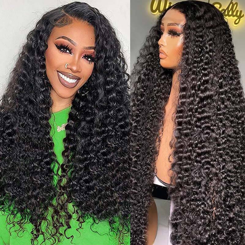 Eullair No-Sew 5x5 13x4 13x6 Lace Front Wigs - Straight/Body Wave/Deep Wave/Curly Human Hair 200% Density | Perfect for Daily Wear, Parties & Special Occasions