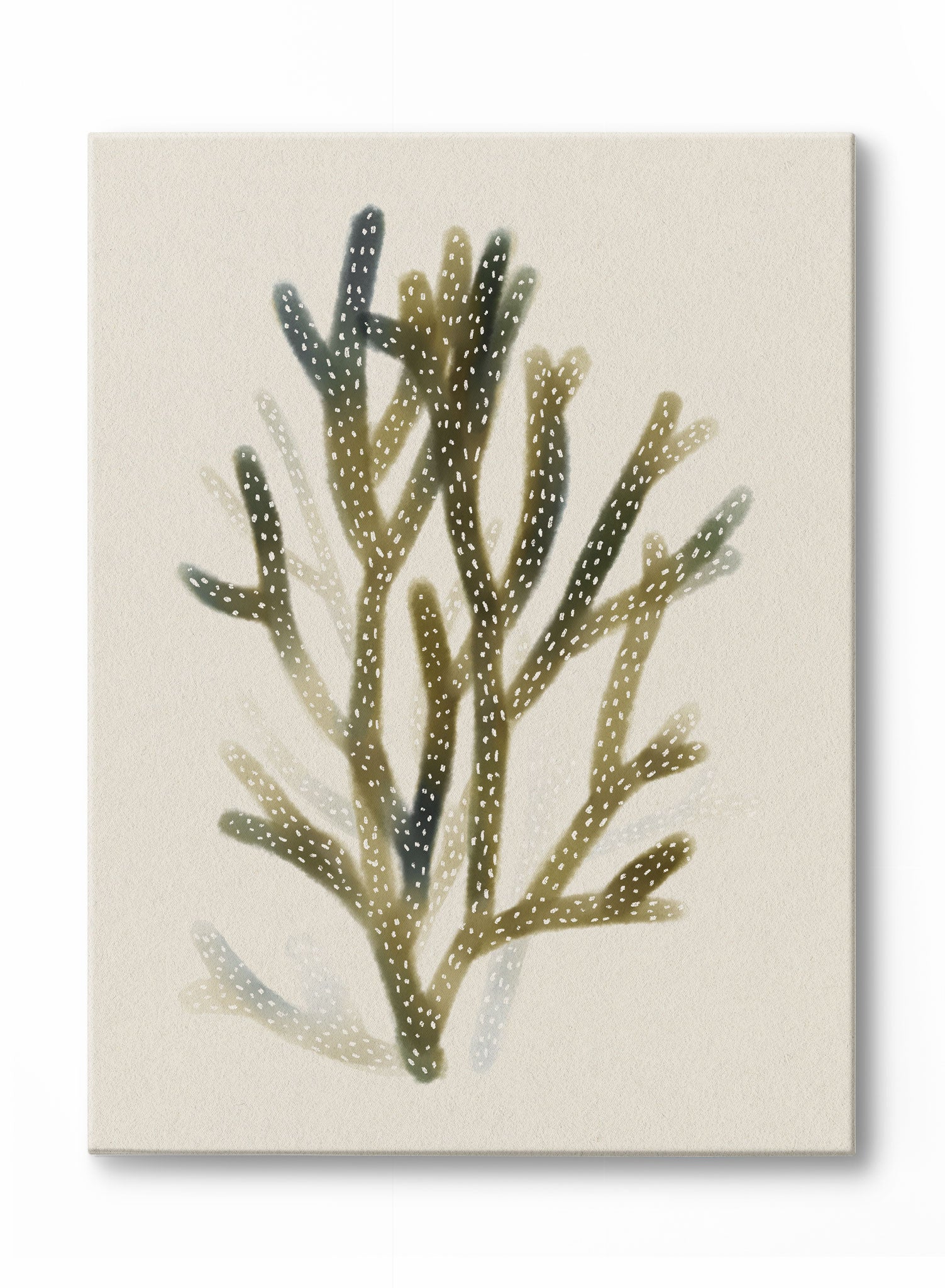 Green Waves Poster - Modern Abstract Wall Art Decor for Home, Office & Living Room - Perfect for Boho, Minimalist & Contemporary Spaces
