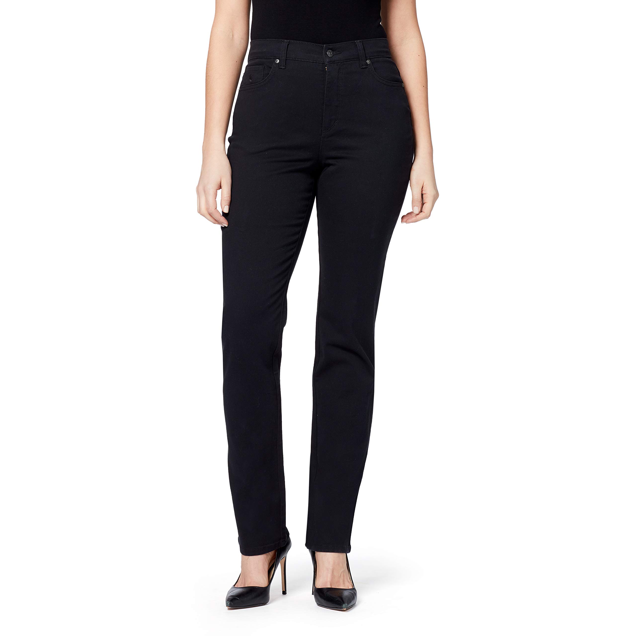 Gloria Vanderbilt Amanda Classic-Fit Plus Size Women's Jeans - Black 16W | Comfortable Stretch Denim for Casual Wear & Everyday Outfits