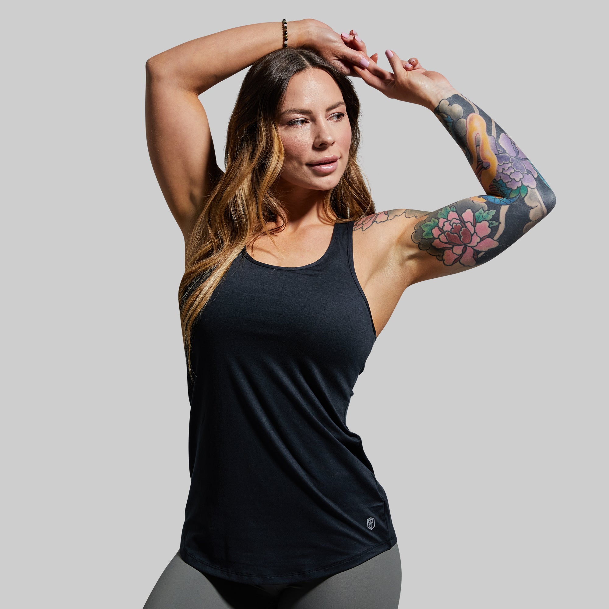 Your Staple Tank Top - Women's Basic Black Cotton Cami for Casual Wear, Layering & Summer Outfits