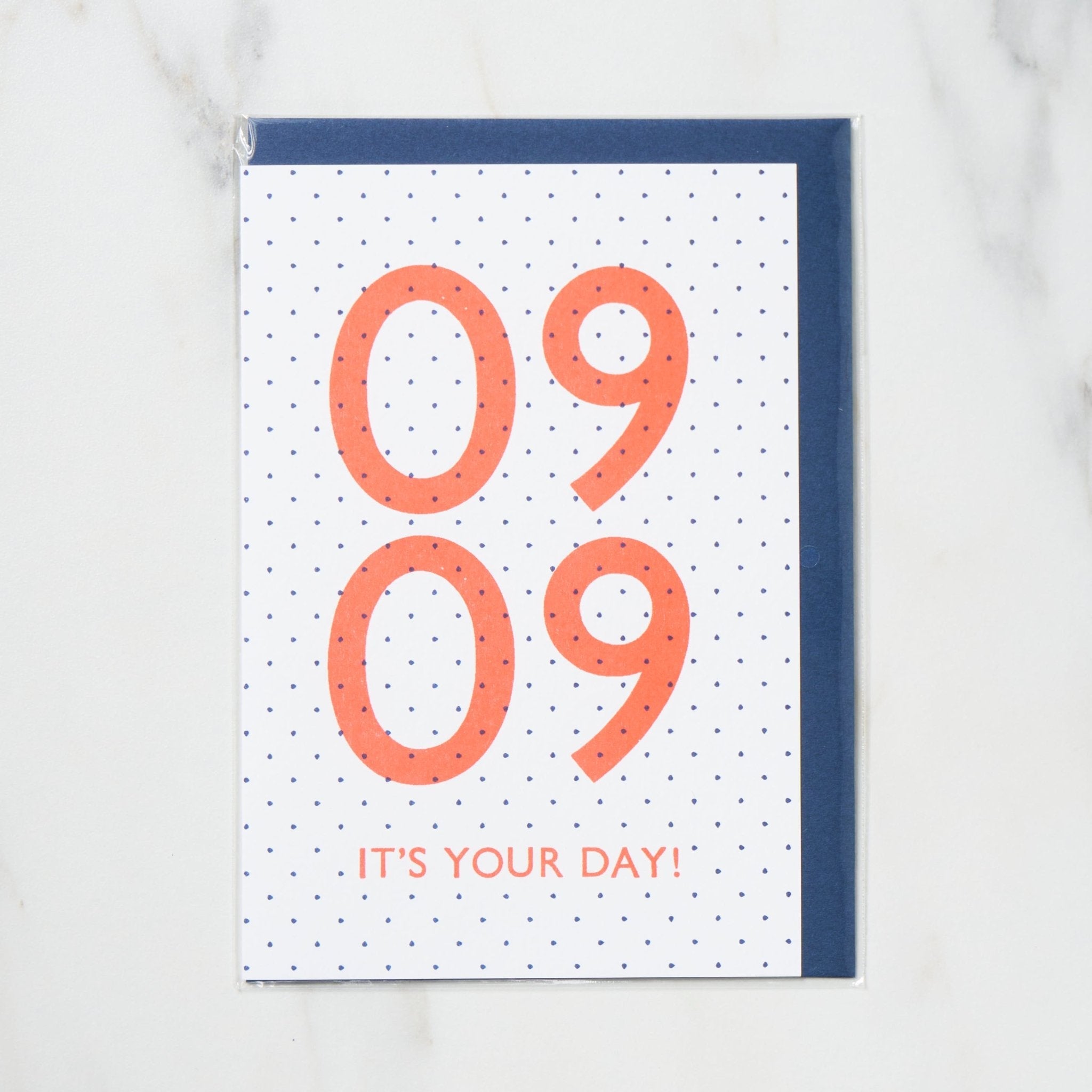 365 Find Your Day Card - September Letterpress Letters | Unique Greeting Cards for Birthdays, Anniversaries & Special Occasions