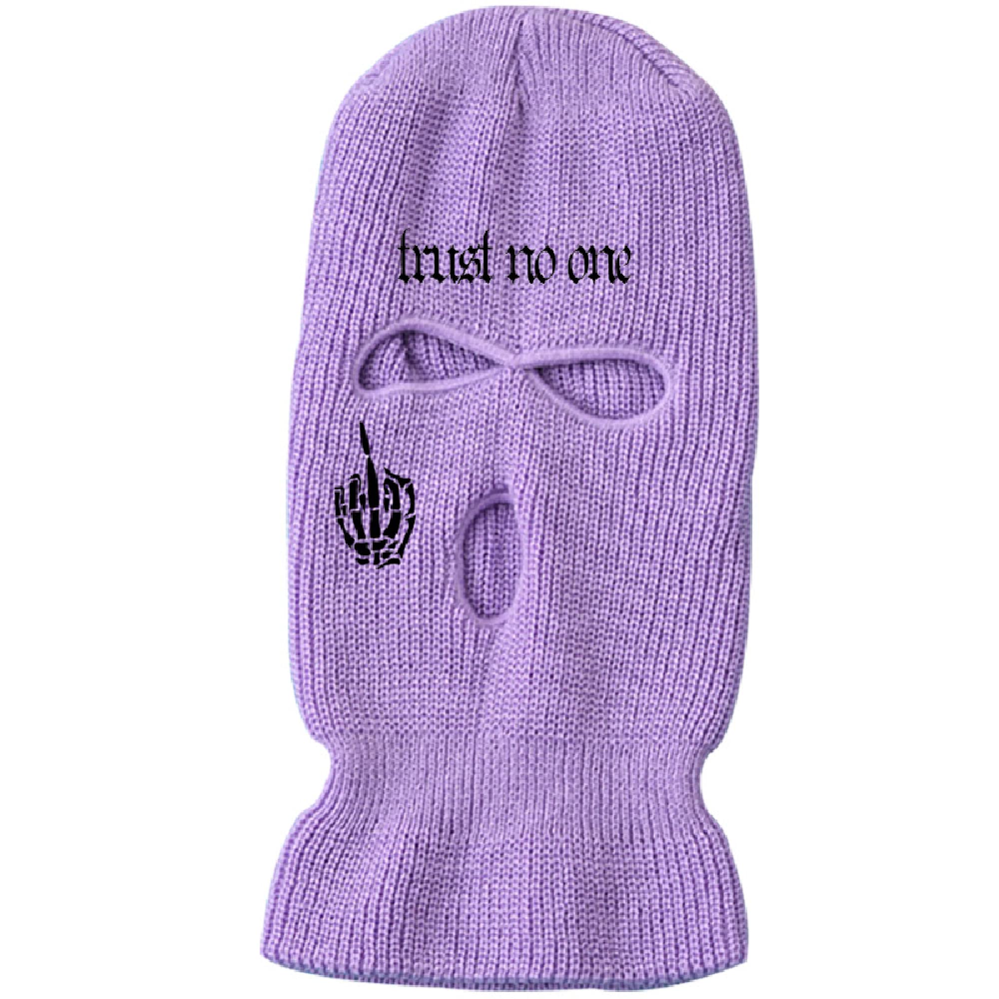 ISWMM 3-Hole Ski Mask - Wool Knit Winter Balaclava for Men & Women - Windproof Thermal Face Cover for Skiing, Snowboarding, Cycling & Outdoor Activities