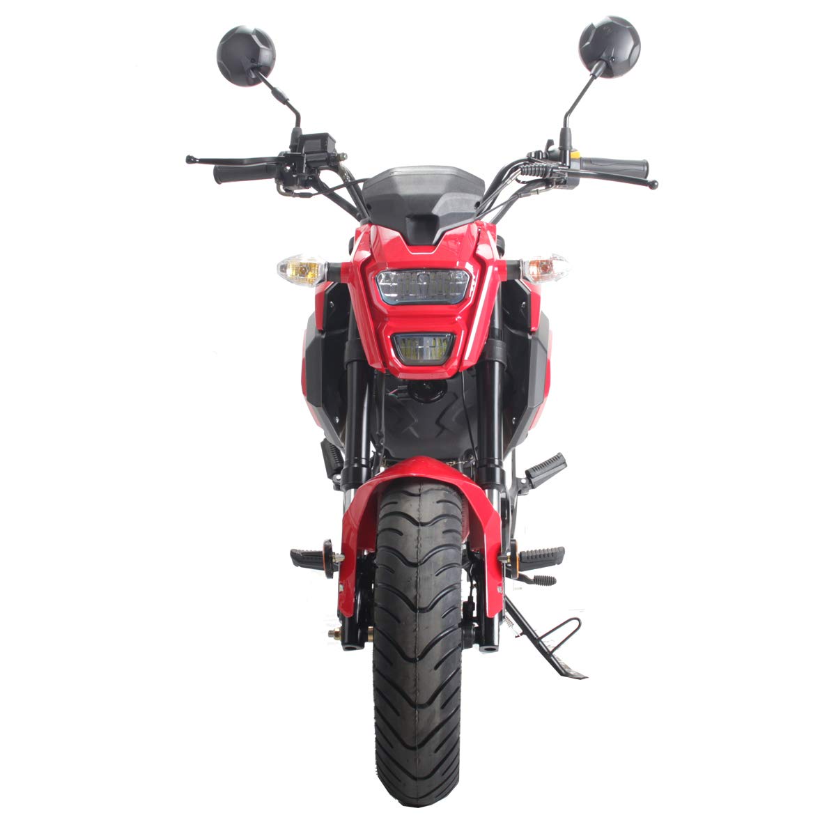 X-PRO 125cc Vader Gas Motorcycle - Street & Dirt Bike for Adults (Red) - Off-Road & Urban Riding