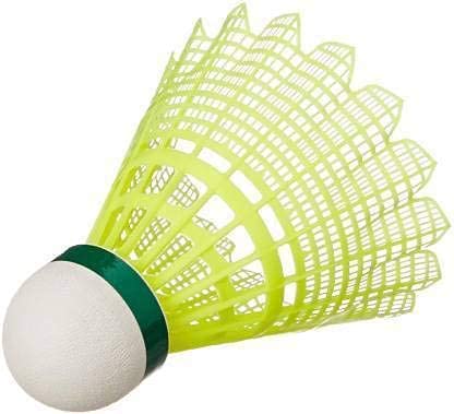 DoodleBee Tournament Badminton Shuttlecocks - High-Quality Plastic Feather Shuttlecocks for Training & Competition (5-Pack, Green) | Perfect for Indoor/Outdoor Badminton Games, School PE Classes & Family Fun
