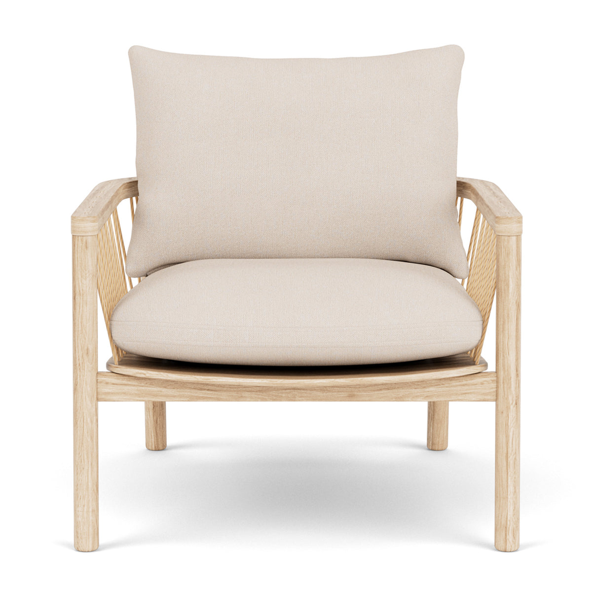 Enzo Fabric Armchair - Modern Upholstered Accent Chair for Living Room, Bedroom & Office - Comfortable Lounge Chair with Sturdy Wooden Legs - Perfect for Relaxing, Reading & Decorating