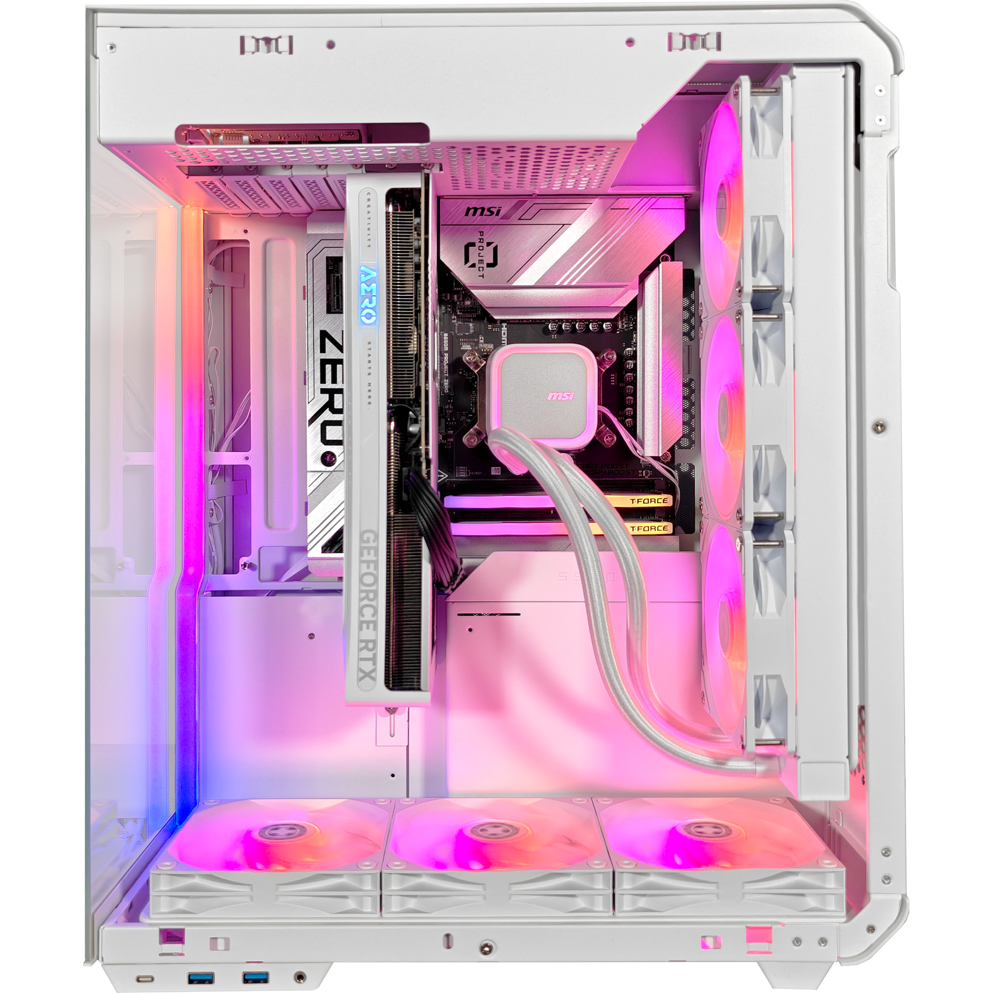 Xhuttle Project Zero Ghost Ultimate Gaming PC - Ready to Ship for Esports & VR Gaming | High Performance Desktop Computer for Streaming & Content Creation