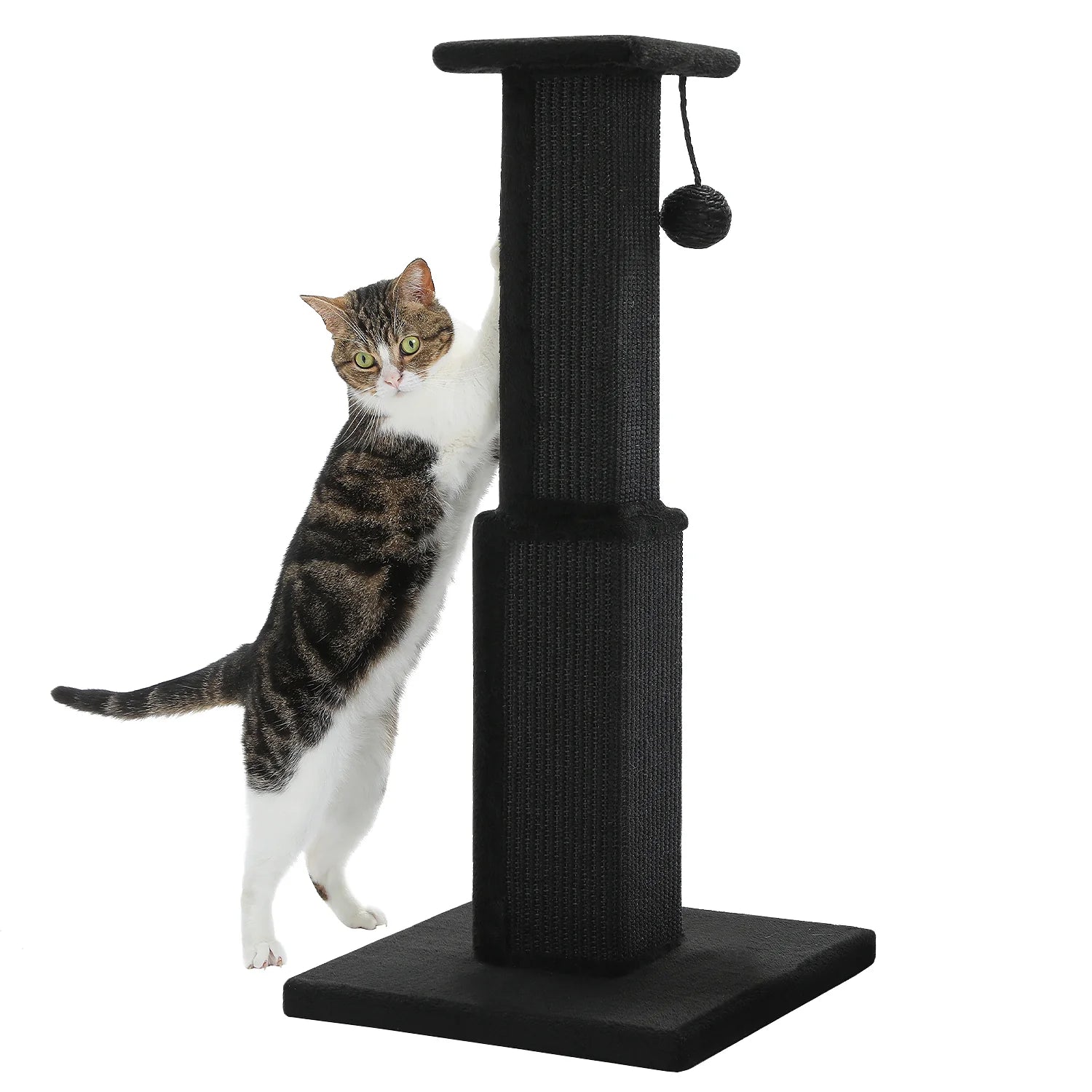 80cm Cat Scratching Post Tower for Indoor Cats - 2 Color Options, Durable Sisal Fiber Cat Tree with Scratching Pad - Perfect for Small Spaces & Apartment Living