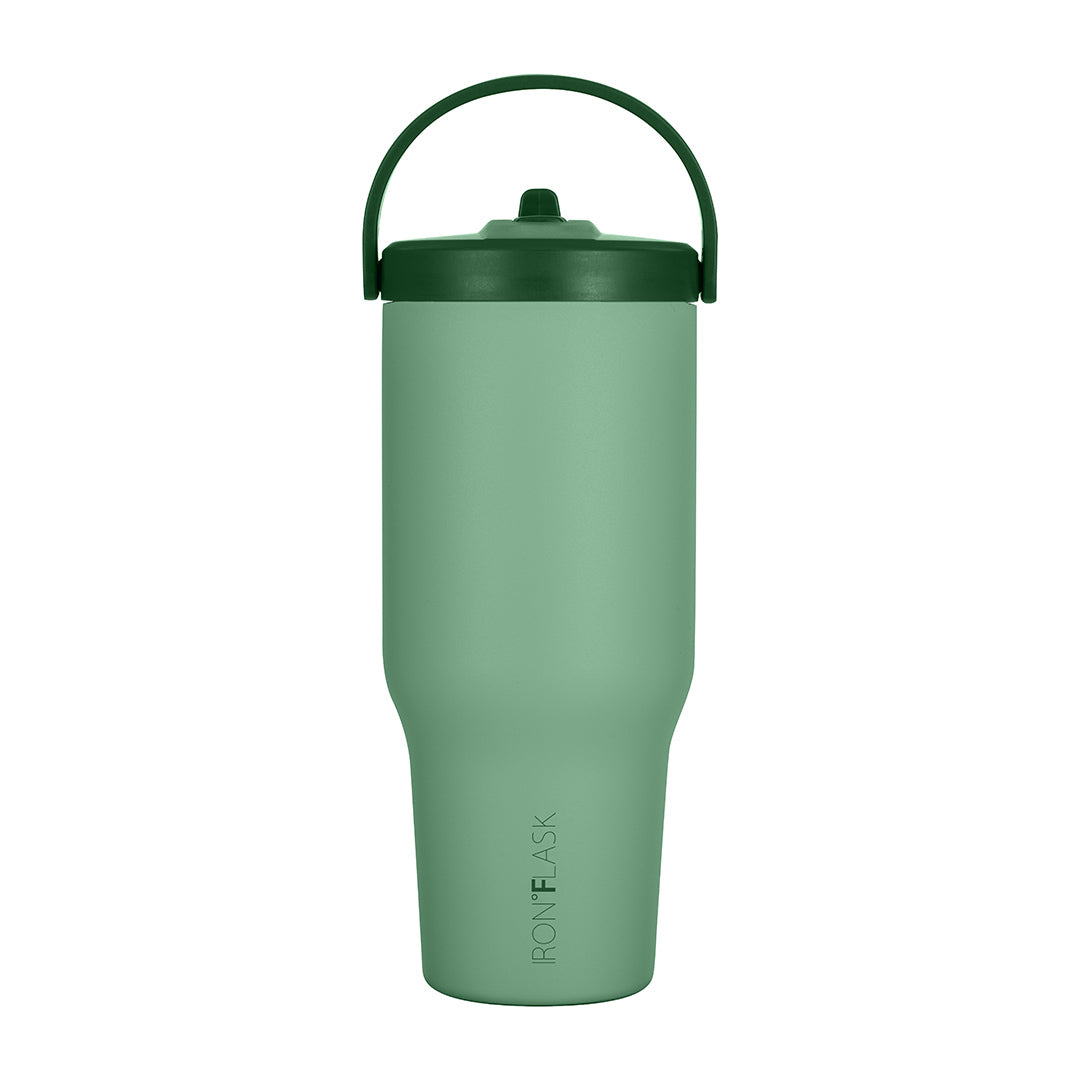 30 Oz Sidekick Insulated Stainless Steel Water Bottle with Straw Lid - Leakproof & Sweatproof - Keep Drinks Cold 24Hrs/Hot 12Hrs - Perfect for Gym, Hiking, Travel & Office Use