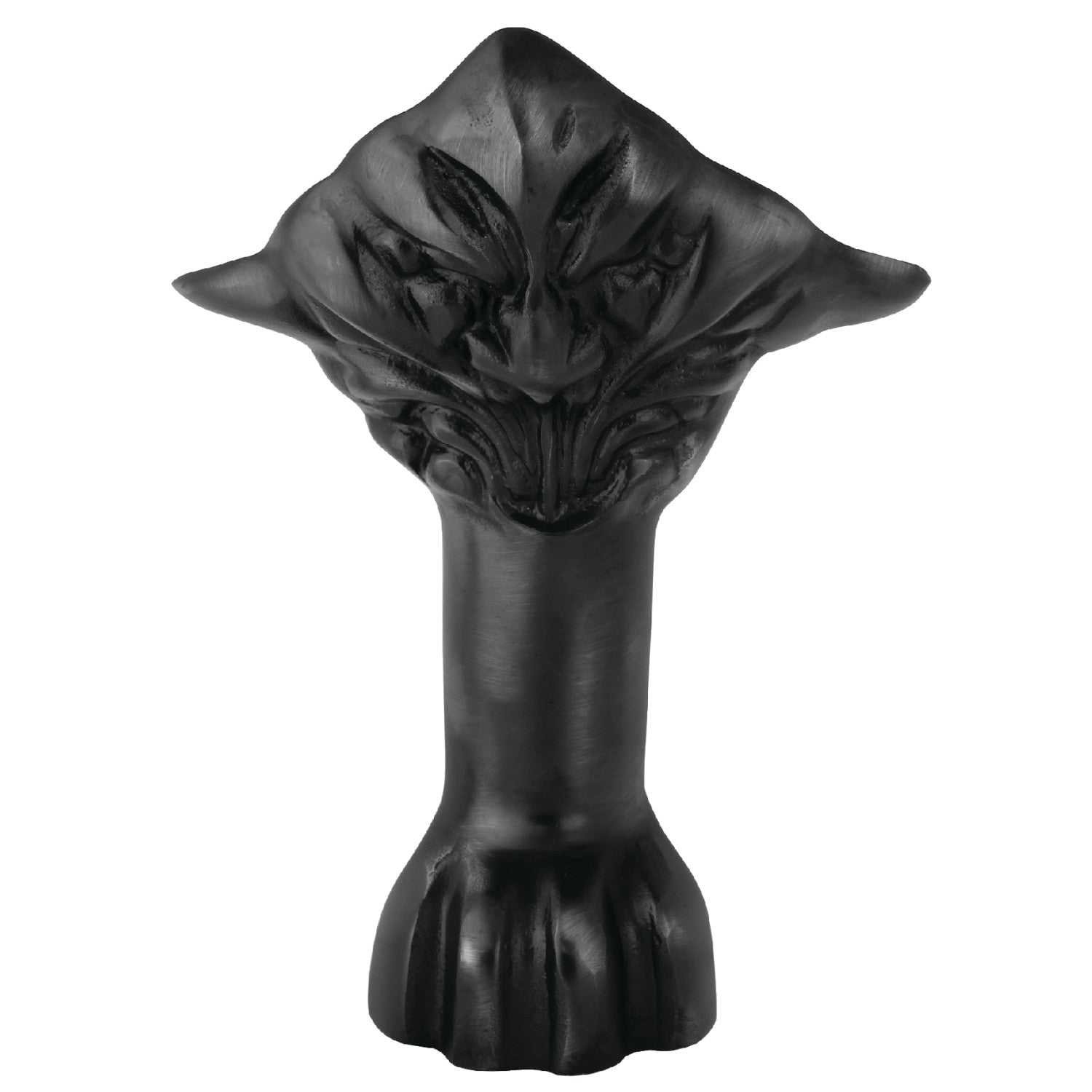 Aqua Eden VCTNH0 4-Piece Lion Paw Cast Iron Bathtub Feet Set in Matte Black - Vintage Style Clawfoot Tub Legs for Classic Bathroom Decor