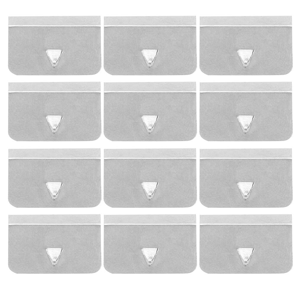 Universal Car Wind Deflector Clips - 12pcs Stainless Steel Rain Guard Retaining Clips Set for Window Deflector Installation | Perfect for SUV, Truck & Sedan Rain Protection