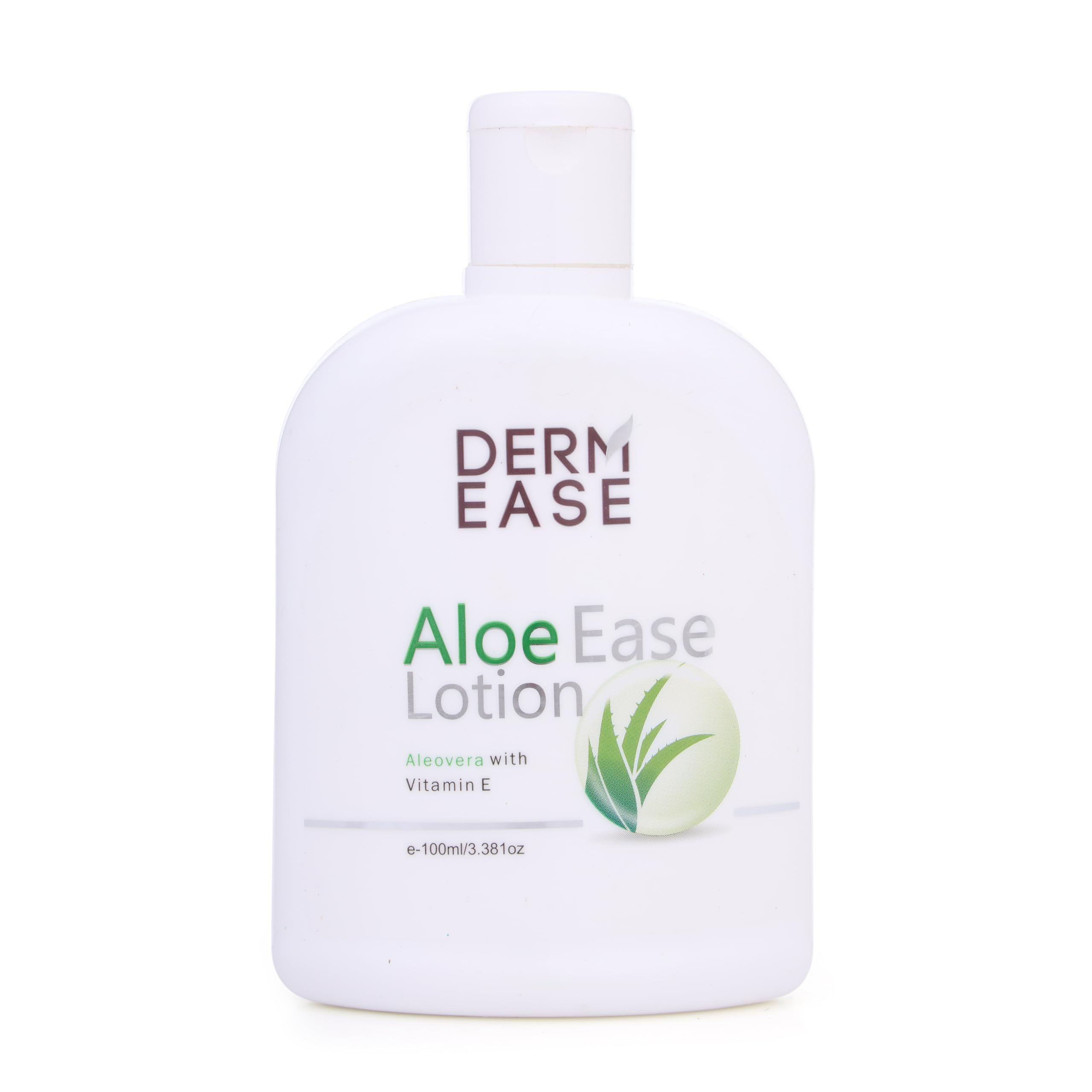 Derm Ease Aloe Vera & Coconut Butter Moisturizing Lotion for Face and Body - Enriched with Vitamin E - Hydrating & Soothing for All Skin Types - 100ml - Perfect for Dry Skin Care & Daily Moisturizing Routine