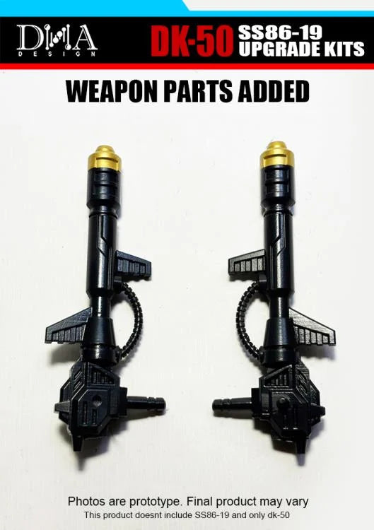DNA Design DK 50 Upgrade Kit for SS 86 19 Dinobot Snarl - Transformers Toy Accessories for Collectors & Display Enhancement
