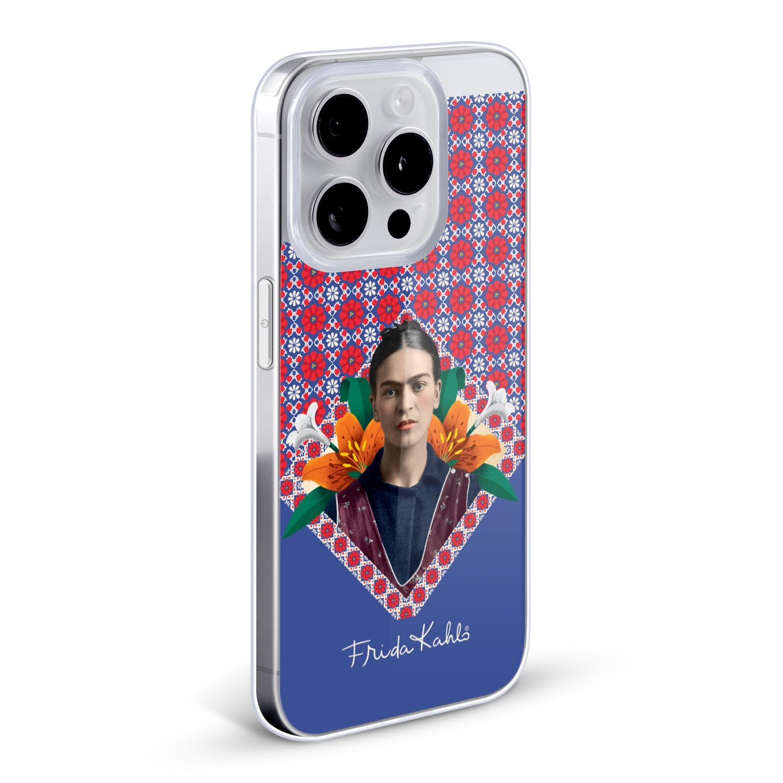 Officially Licensed Frida Kahlo Lilies Portrait iPhone 13 Pro Max Case - Soft Gel Phone Cover for Apple iPhone 13 Pro Max - Perfect for Art Lovers & Unique Style Protection