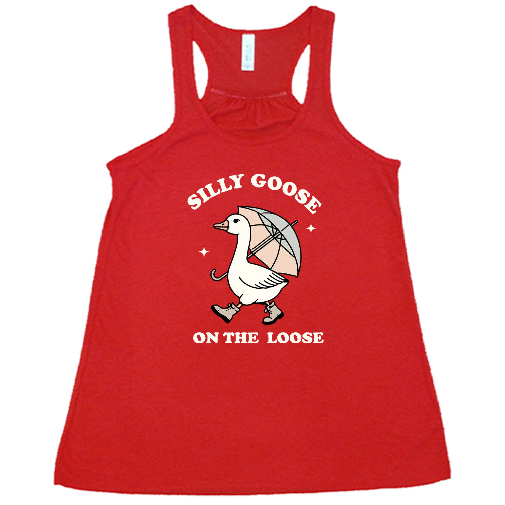 Funny Silly Goose On The Loose Graphic T-Shirt for Men & Women - Comfortable Cotton Tee for Casual Wear, Parties & Gag Gifts