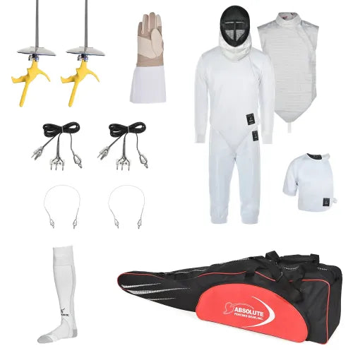 14-Piece Competition Foil Fencing Kit - Premium Durable Gear for Fencers - Perfect for Training & Tournaments - $900.20
