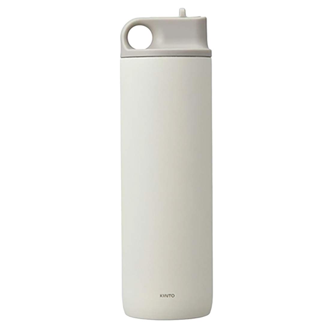 Kinto Active Tumbler 20oz (600ml) Insulated Stainless Steel Water Bottle - Sand Beige | Leakproof Travel Mug for Coffee, Tea & Cold Drinks | Gym, Office & Outdoor Use