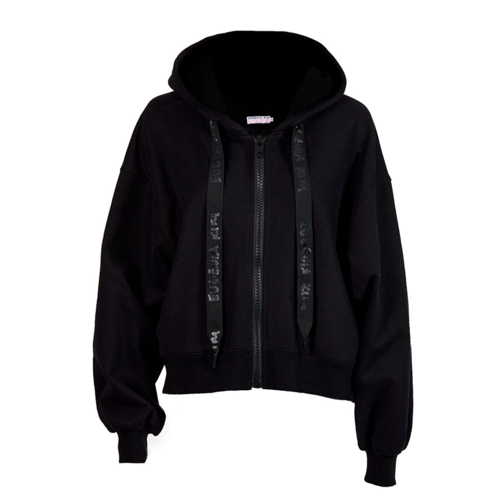 IGA Oversized Cropped Hoodie for Women - Trendy Streetwear Pullover Sweatshirt | Perfect for Casual Outfits, Loungewear & Gym