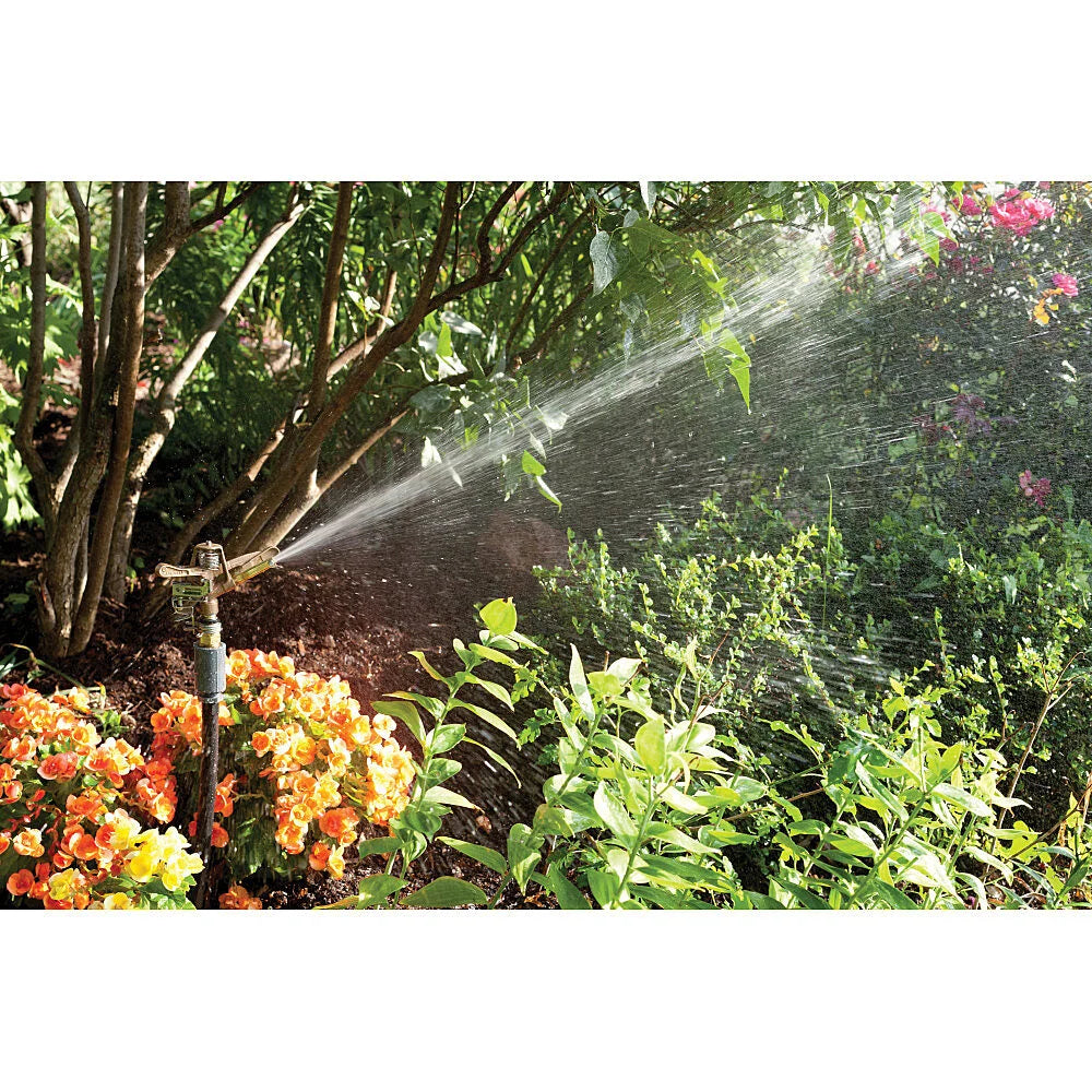 Rain Bird 35A Adjustable Full/Part Circle 20mm Male Brass Impact Sprinkler - Heavy Duty Lawn & Garden Irrigation System (Box of 10) - Perfect for Large Yards, Farms & Commercial Landscaping