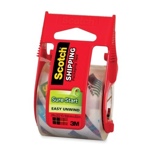 3M Scotch Sure Start Easy Unwind Packaging Tape - 2