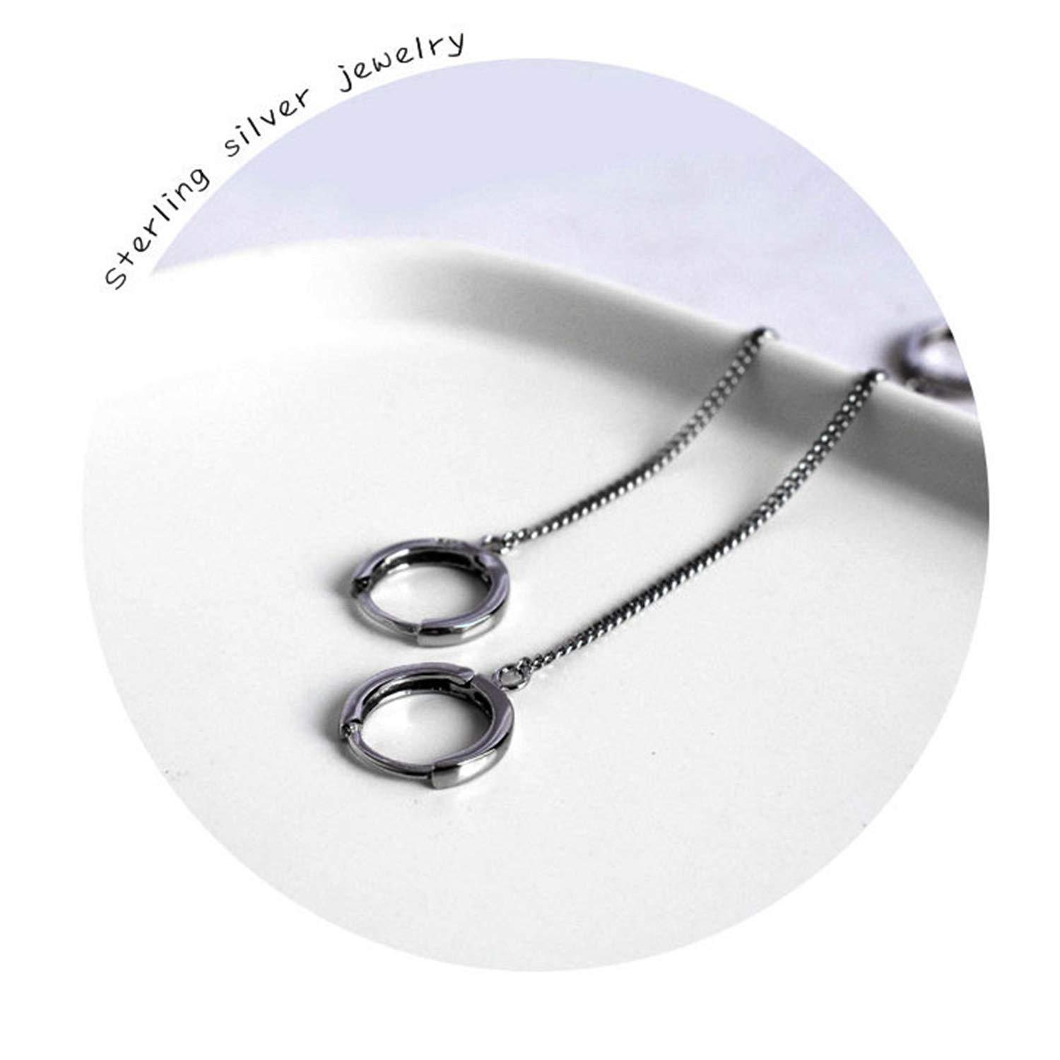 ANDPAI Unique Corn Chain Hoop Earrings - Gold & Silver Plated Double Piercing Earrings for Women & Men | Dainty Small Huggie Hoops, Minimalist Chain Cuff Earrings | Perfect for Everyday Wear, Parties & Jewelry Gifts