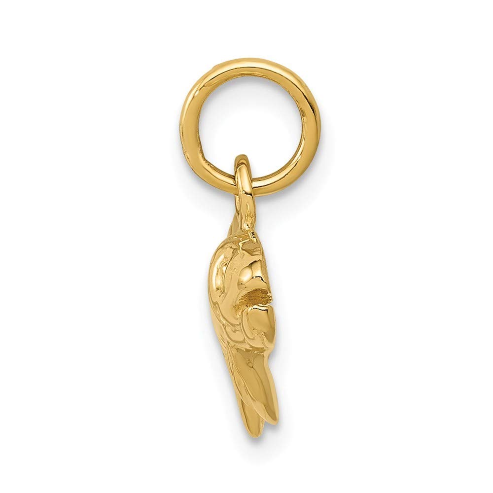 14K Yellow Gold Fish Charm Pendant - Roy Rose Jewelry | Elegant Necklace for Women, Perfect Gift for Birthday, Anniversary & Special Occasions