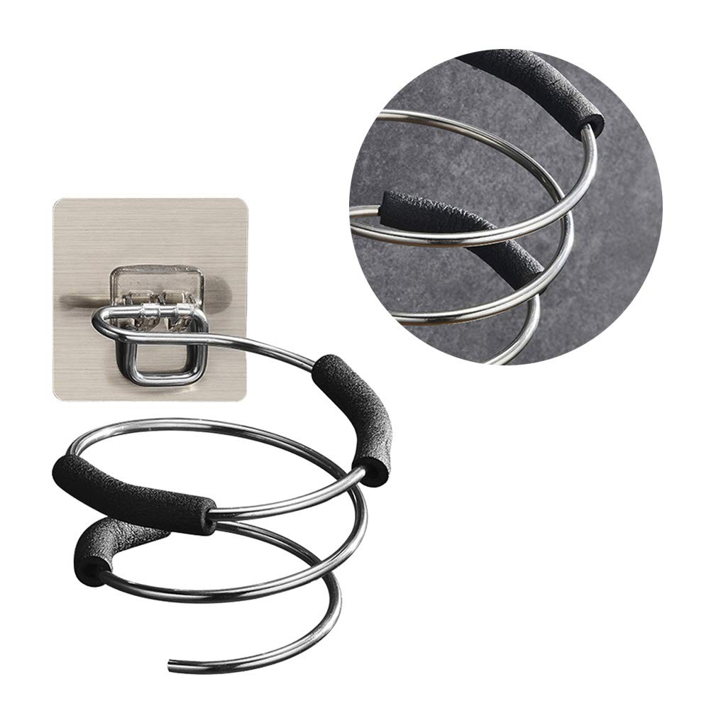 Wall Mounted Hair Dryer Holder & Organizer - Space Saving Hairdryer Rack for Bathroom, Salon, or Home Storage (Perfect for Dyson, Revlon & All Hair Dryers)