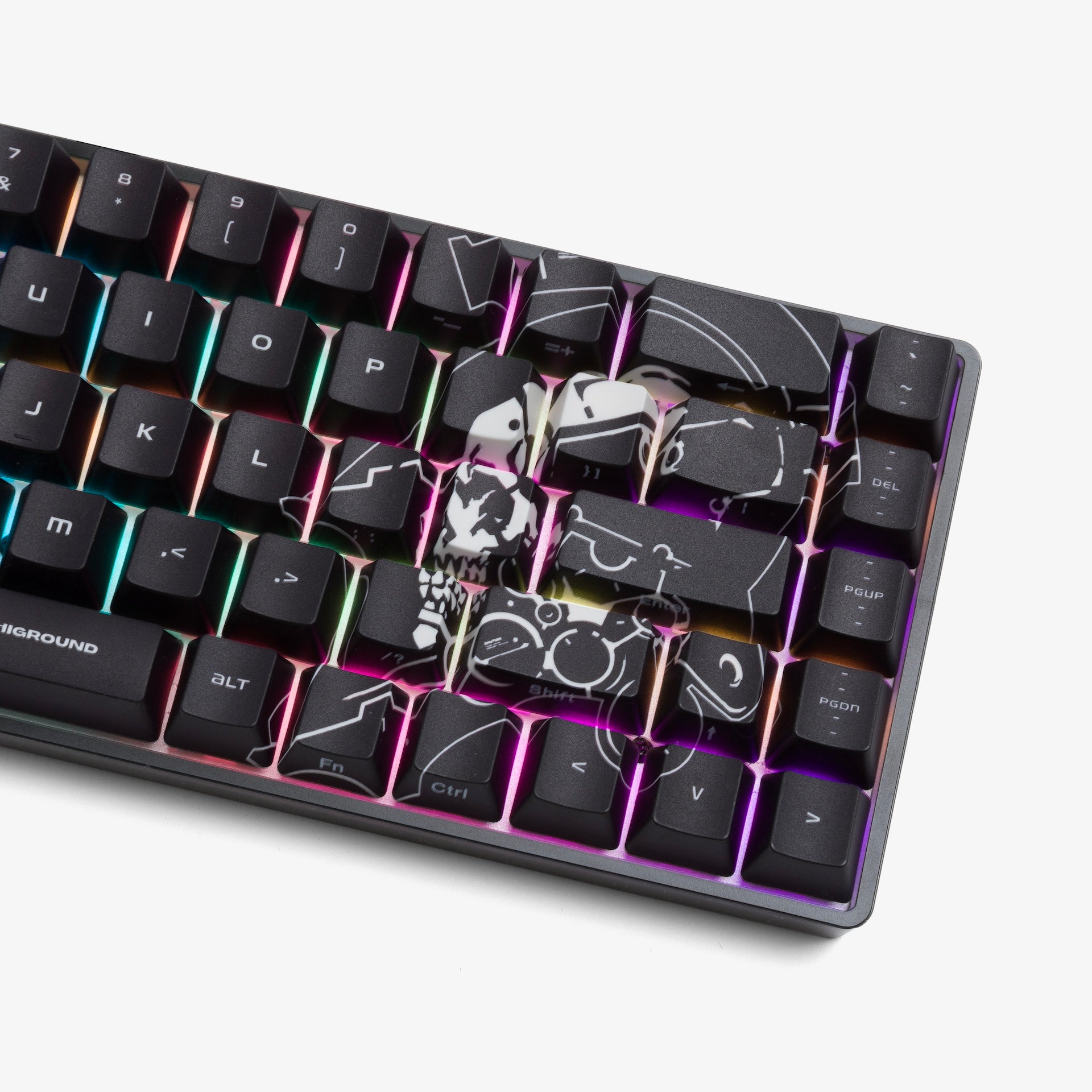 Kojima Productions x HG Basecamp 65 Mechanical Gaming Keyboard - Wireless RGB Backlit for PC & Mac - Perfect for Gaming, Streaming & Office Work