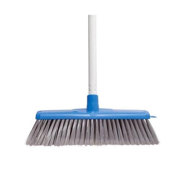 Oates Classic Plus Ultimate Indoor Broom with Handle - Heavy Duty Sweeping Tool for Hardwood Floors & Tile - Perfect for Kitchen, Living Room & Garage Cleaning