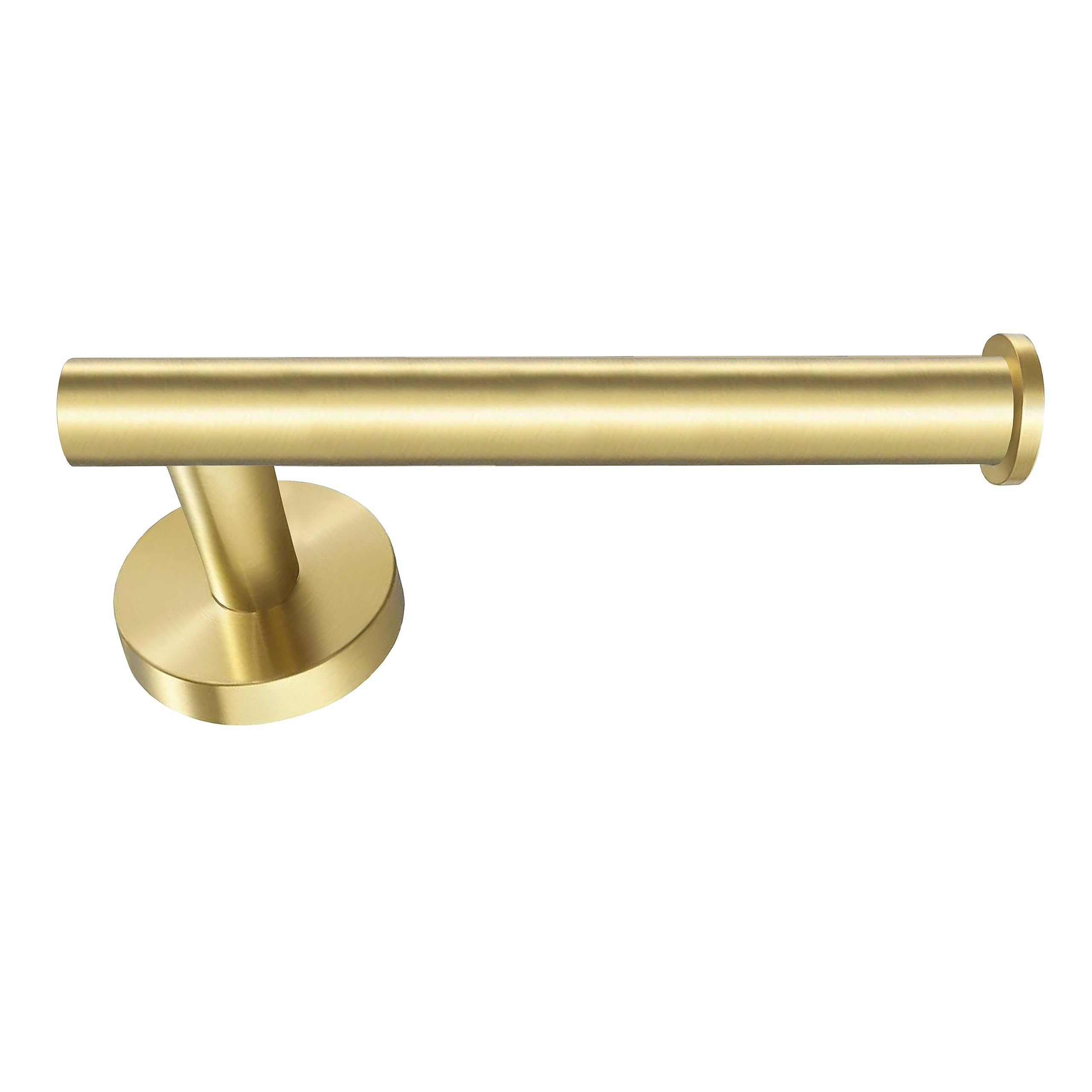 SAYONEYES Brushed Gold Toilet Paper Holder Wall Mount – SUS304 Stainless Steel Rotating Bath Tissue Roll Holder – Modern TP Dispenser for Bathroom, Kitchen, Washroom – 1 Pack – Perfect for Home, Office & RV Use