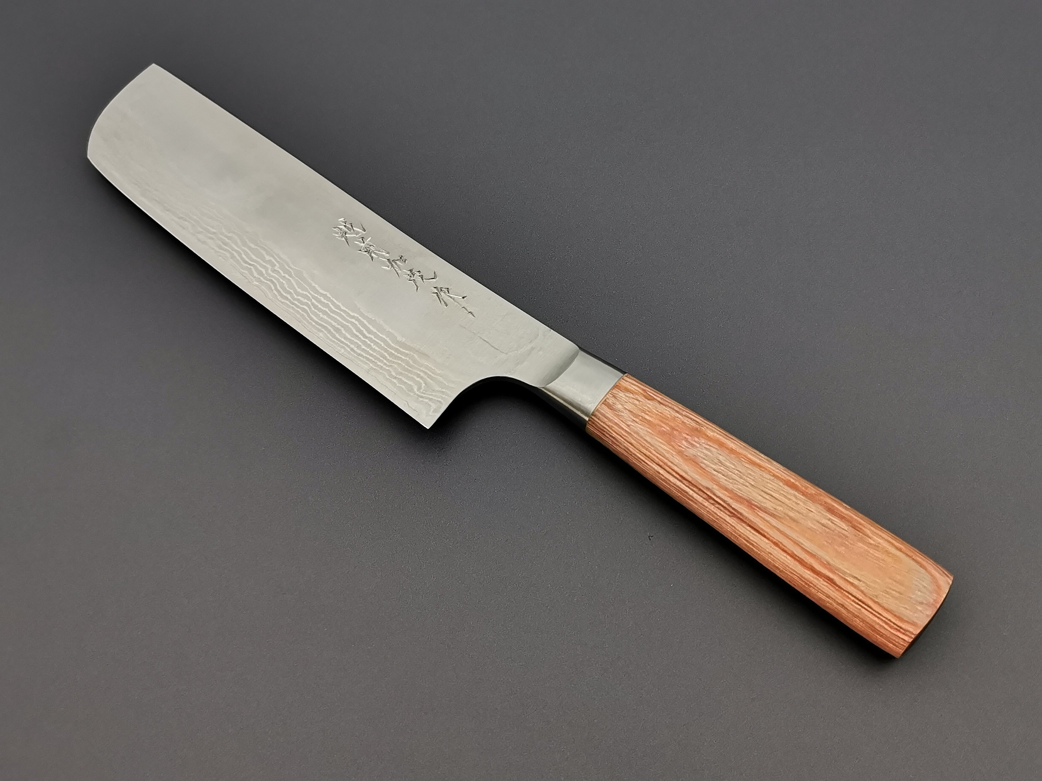 Premium Katsuyasu Kamo VG10 Damascus Nakiri Knife - Japanese Vegetable Chopper for Professional Chefs & Home Cooking - Perfect for Slicing, Dicing & Mincing Vegetables