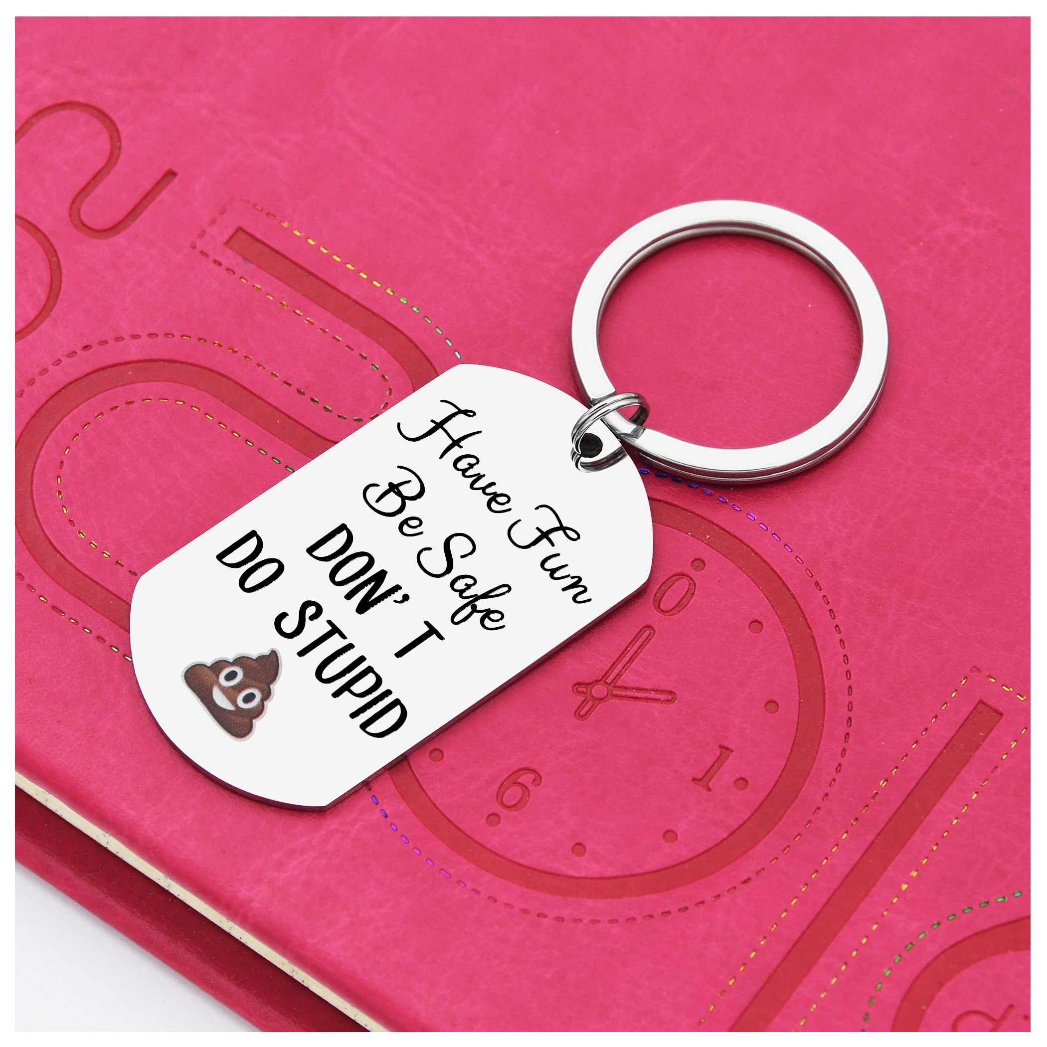 TTYY Fun & Safe Keychain - Motivational Gift for New Drivers, Graduates & Teens - Perfect for Car Keys, Backpacks & Graduation Gifts