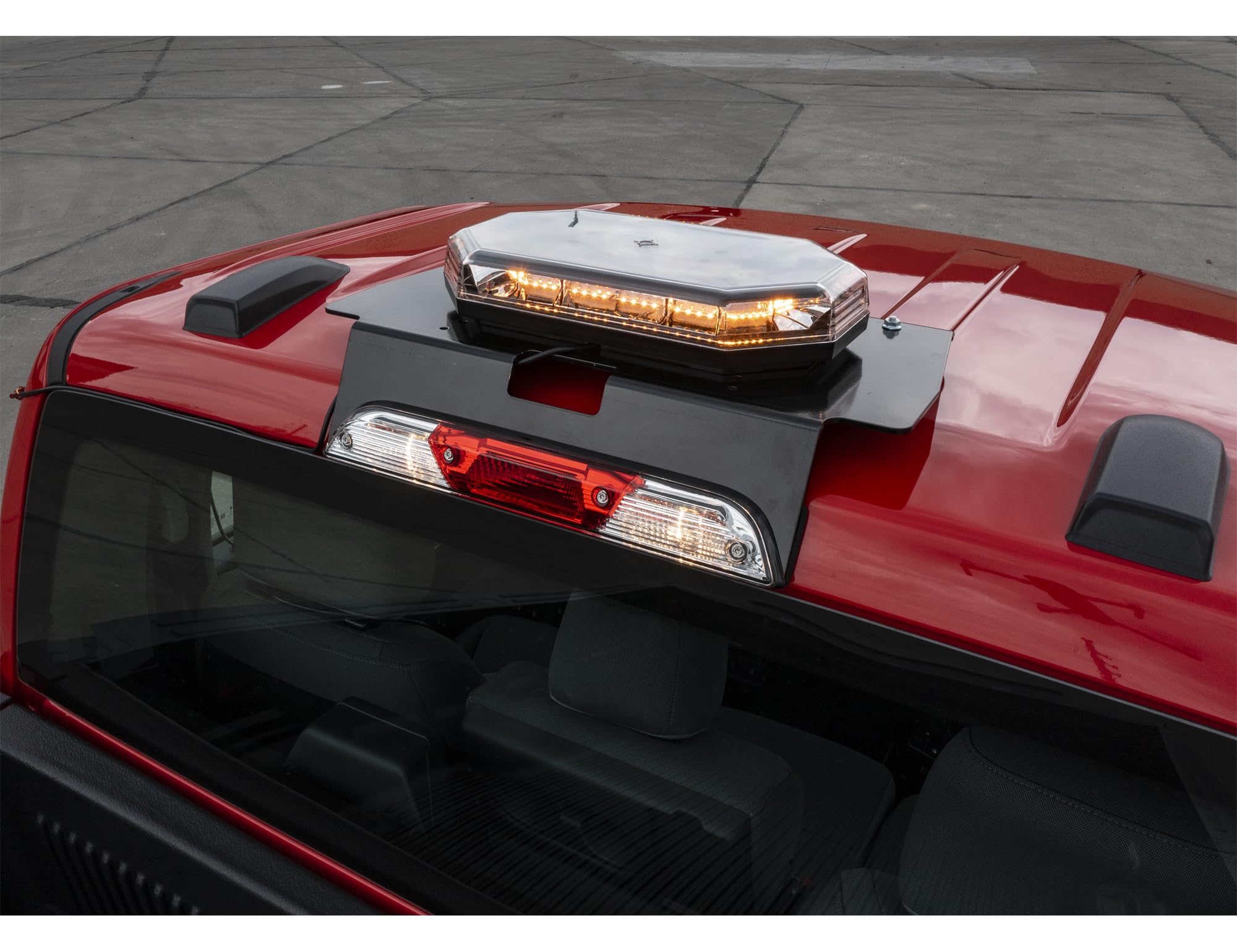 Drill-Free Light Bar Cab Mount for Ford F-150 (2015+) & F-250/550 (2017+) | Fleet Series Truck Accessories | Made in USA | Easy Installation for Off-Road & Night Driving