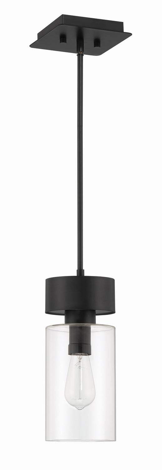 Bennet Black Outdoor Pendant Light - Weatherproof Hanging Fixture for Porch, Patio, and Garden Lighting