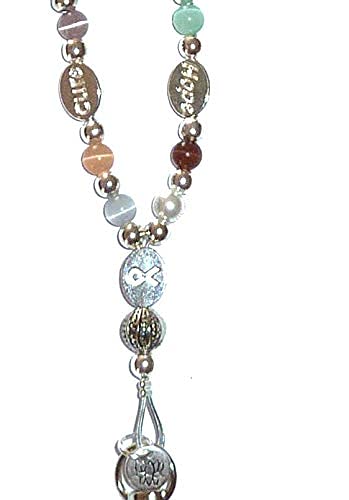 Multi Cancer Awareness Women's Beaded Lanyard - Stylish ID Badge Holder & Keychain for Teachers, Nurses, Cruise Crew - Perfect for Work, Travel, and Everyday Use
