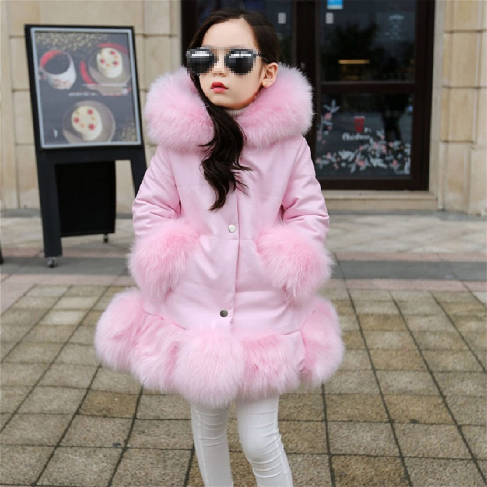 Stylish Winter Baby Fur Coat for Girls - Warm Faux Fur Outerwear for Kids | Perfect for Cold Weather, Snow Days & Holiday Outfits