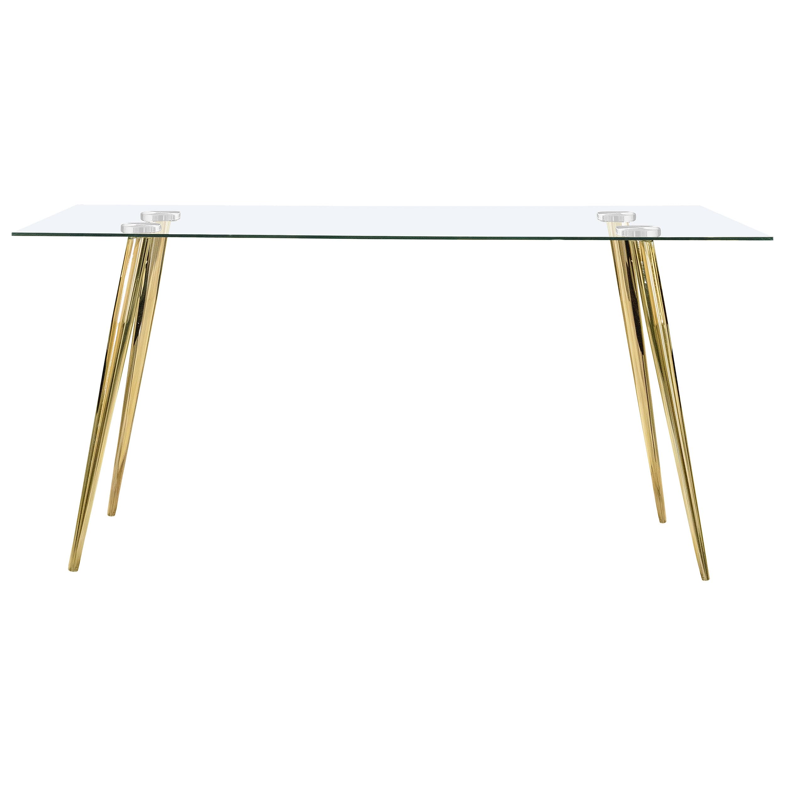 Coaster Home Furnishings Solid Wood Dining Table - Modern Kitchen & Dining Room Furniture for Family Gatherings & Dinner Parties