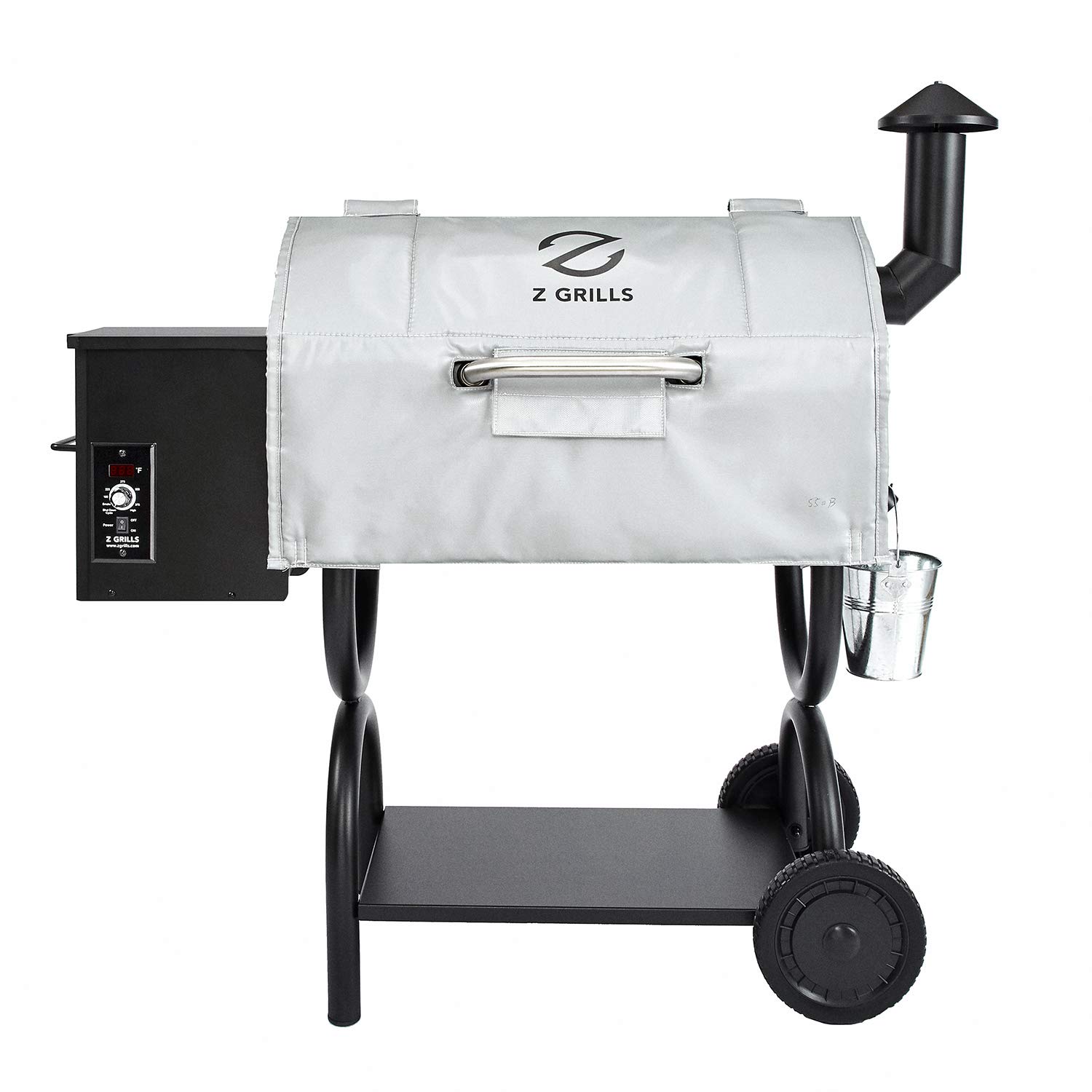 Z GRILLS 550B Pellet Grill Insulated Cover - Heavy Duty Thermal Blanket for Smokers & Outdoor Cooking - Perfect for Winter Grilling & Temperature Control