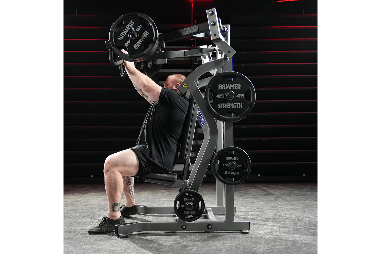Hammer Strength Plate Loaded Iso-Lateral Incline Press Machine for Gym & Home Workout - Build Chest & Shoulder Strength