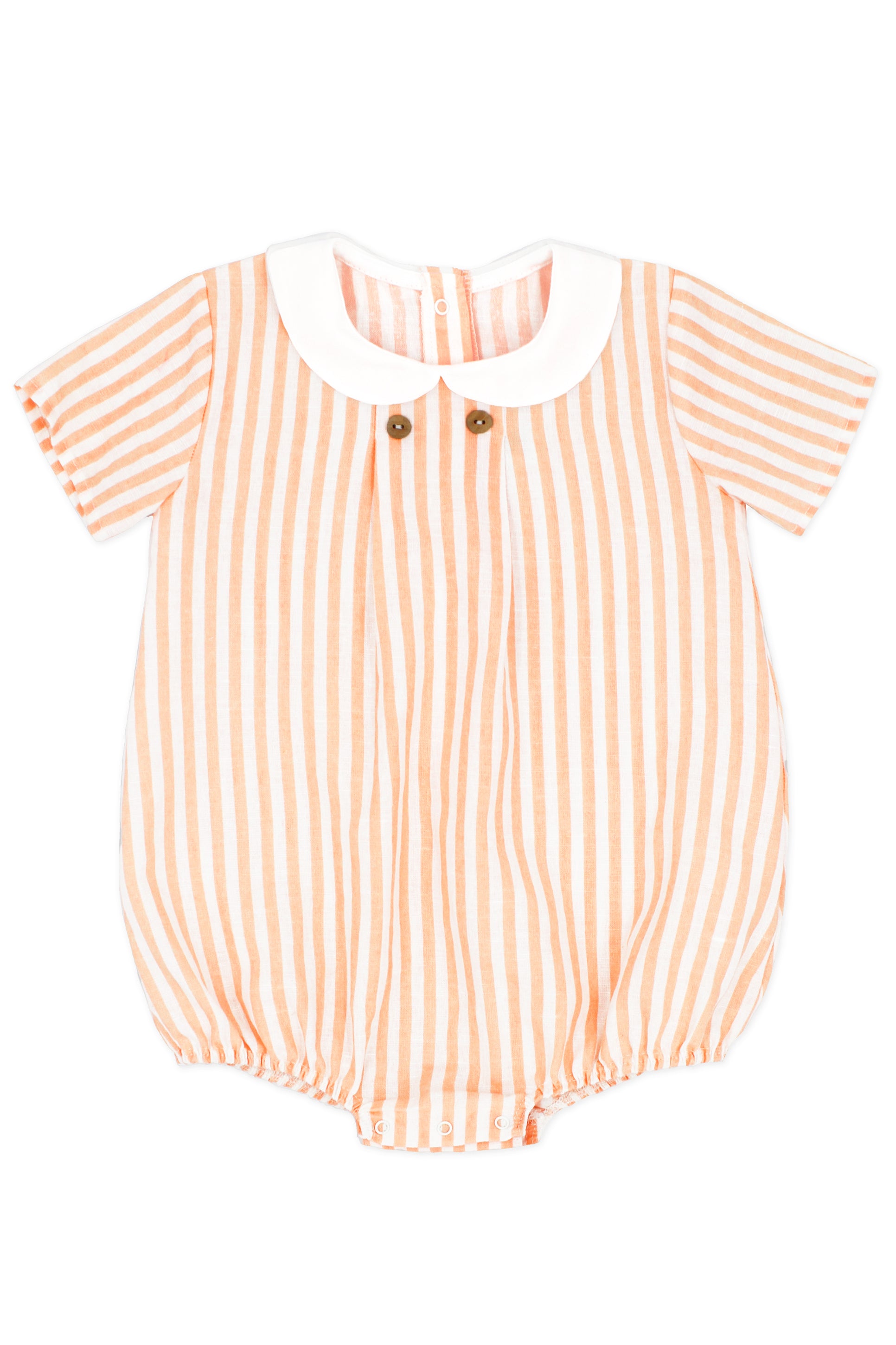 Stylish Spencer Orange Stripe Romper for Women - Comfortable Summer Jumpsuit | Perfect for Beach Outings, Casual Wear & Vacation