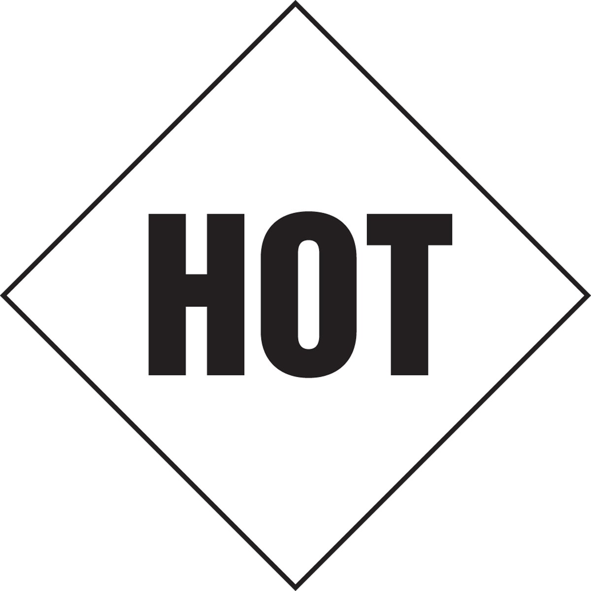 Accuform MPL905CT1 PF-Cardstock DOT Placard 