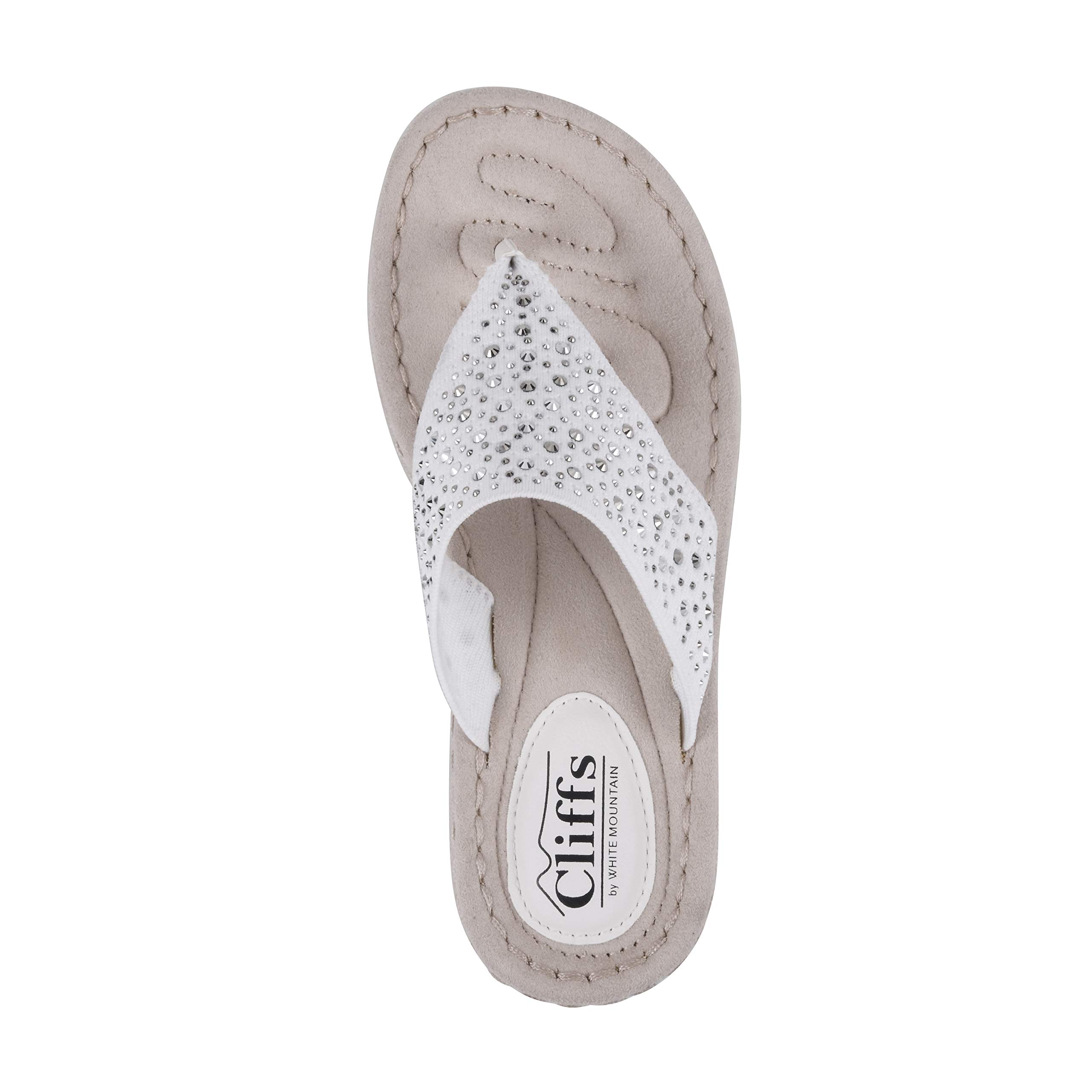 White Mountain Women's Thong Sandals - Comfortable Beach & Casual Wear