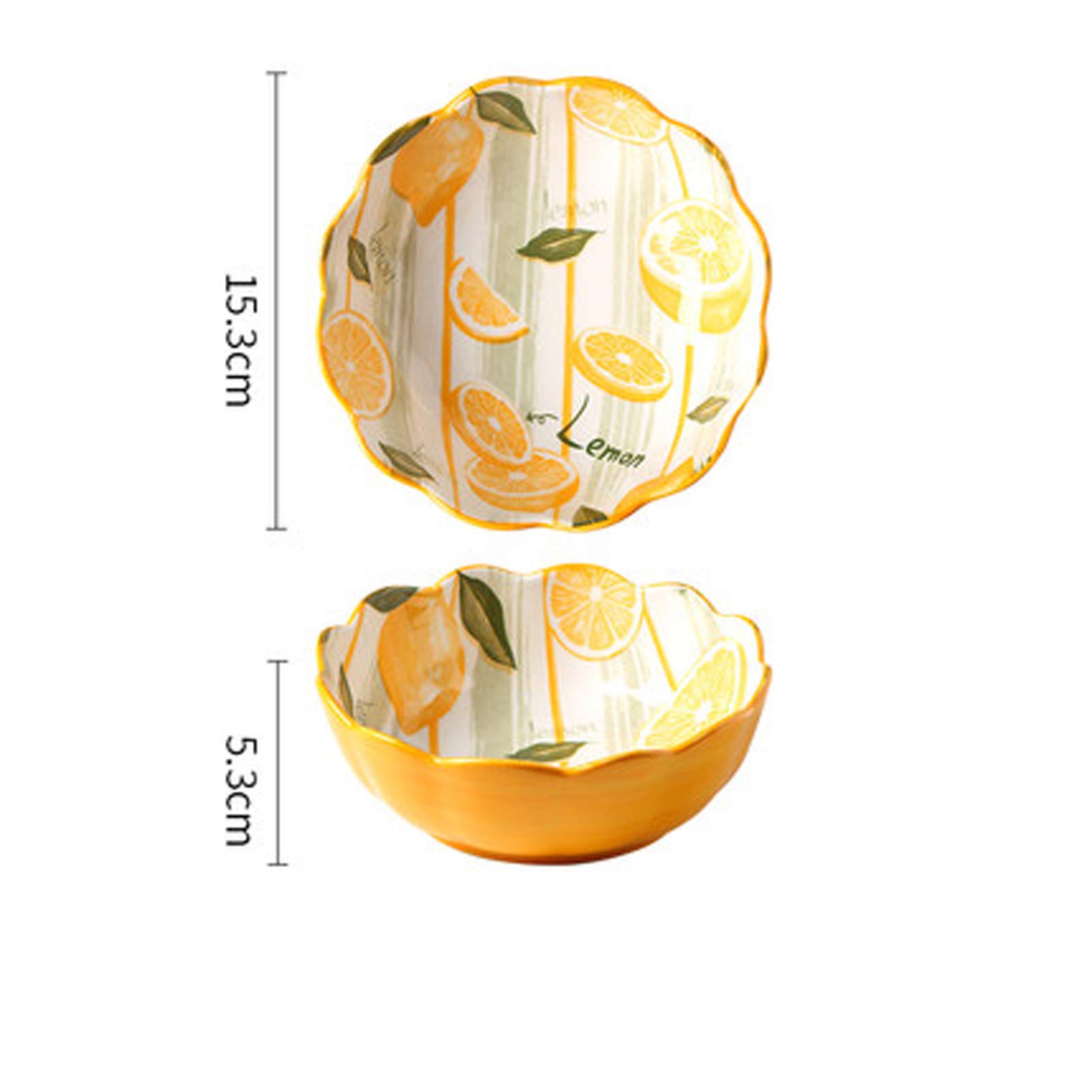 Japanese Ceramic Tableware Set - Cute Strawberry Design Small Fresh Fruit Salad Bowls, Creative Personality Dishes for Home Kitchen & Dining Room Decor | Perfect for Breakfast, Dessert, Party Serving
